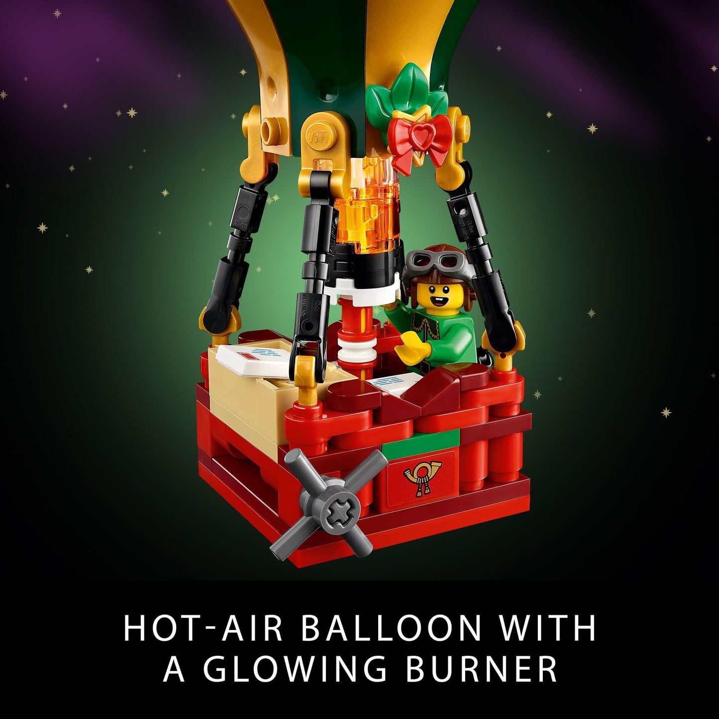 LEGO Icons Santa's Post Office Building Set for Adults - Christmas Village Decoration for Home - Includes Santa Minifigure, 4 Elves Minifigures, and More - Gift Idea for Men and Women - 10339