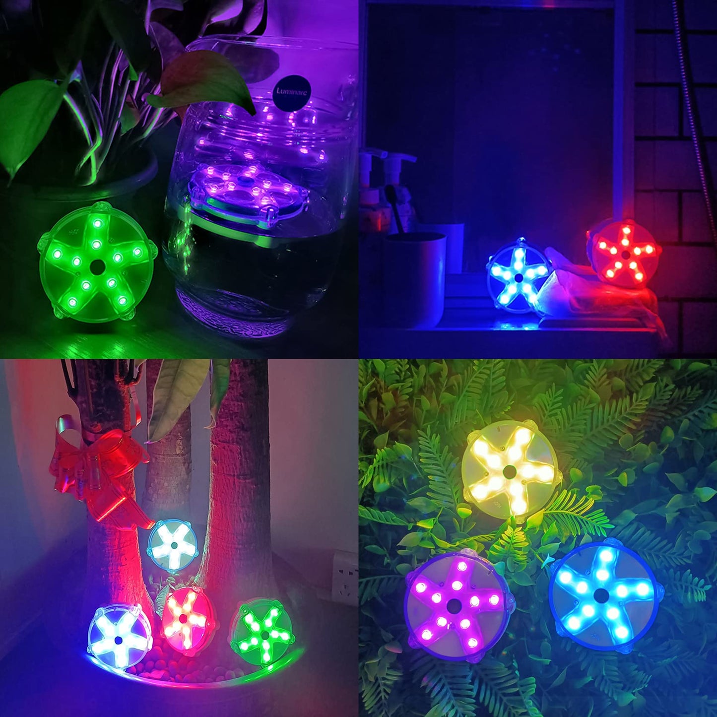 DeeprBetter Floating Pool Lights,Color Changing Waterproof Hot Tub Lights,3.3" Hot tub Accessories,Magnet Led Pool Light for Above Ground Pools,Floating Light for Pond,Bath,Spa,Shower-3pcs