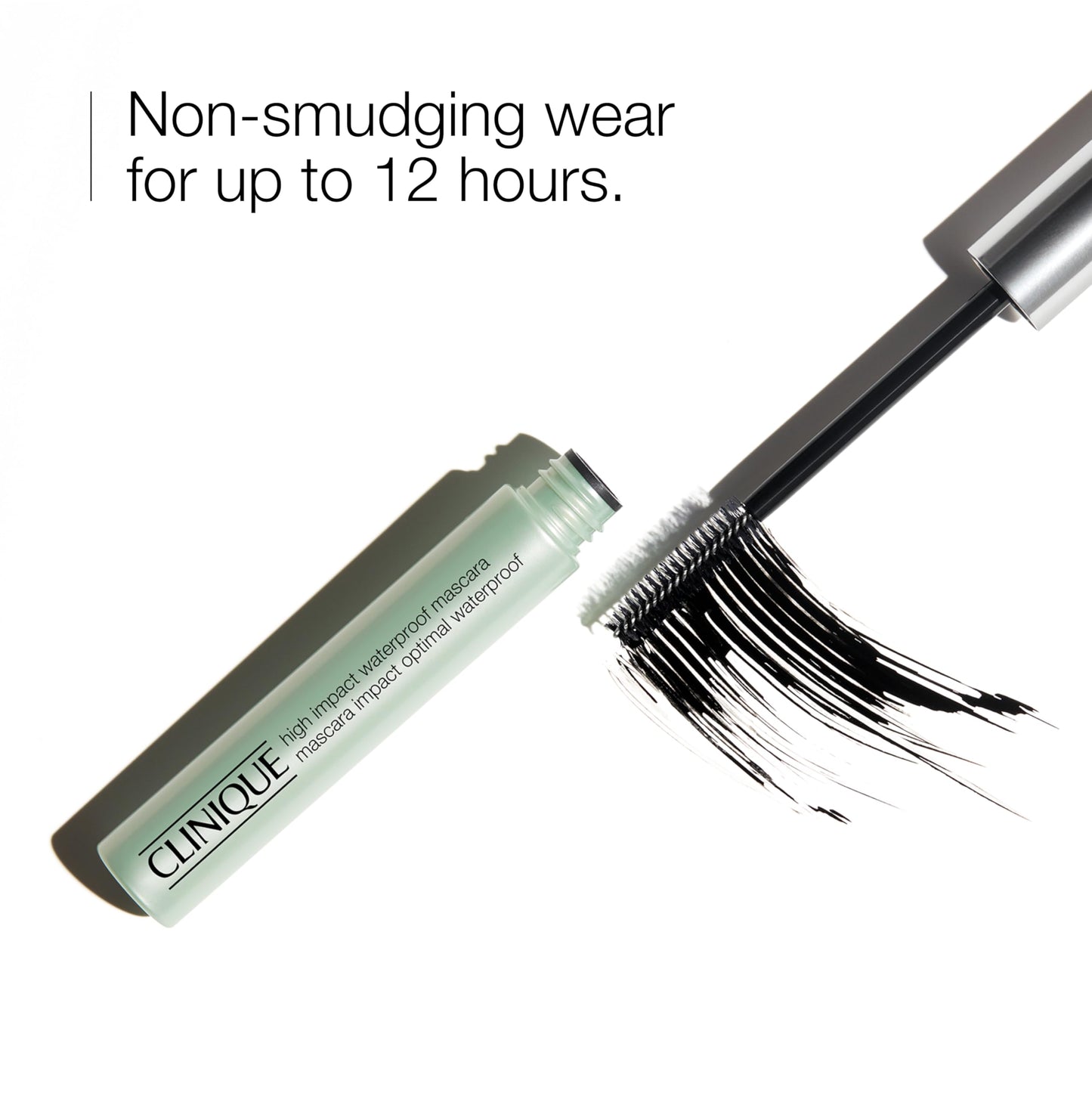 Clinique High Impact Waterproof Mascara | Volume, Length, Smudge-Proof + Safe For Sensitive Eyes, Black, 0.28 Fl Oz