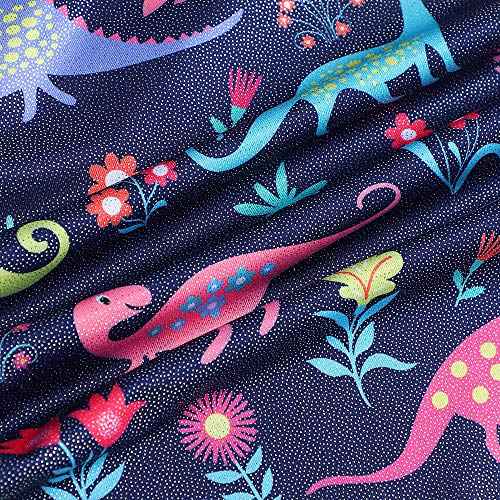 HOZIY Gymnastics Leotards for Girls Unicorn Aurora Rainbow Mermaid Dinosaur Cupcake Sparkle Biketard Toddlers Kids Children