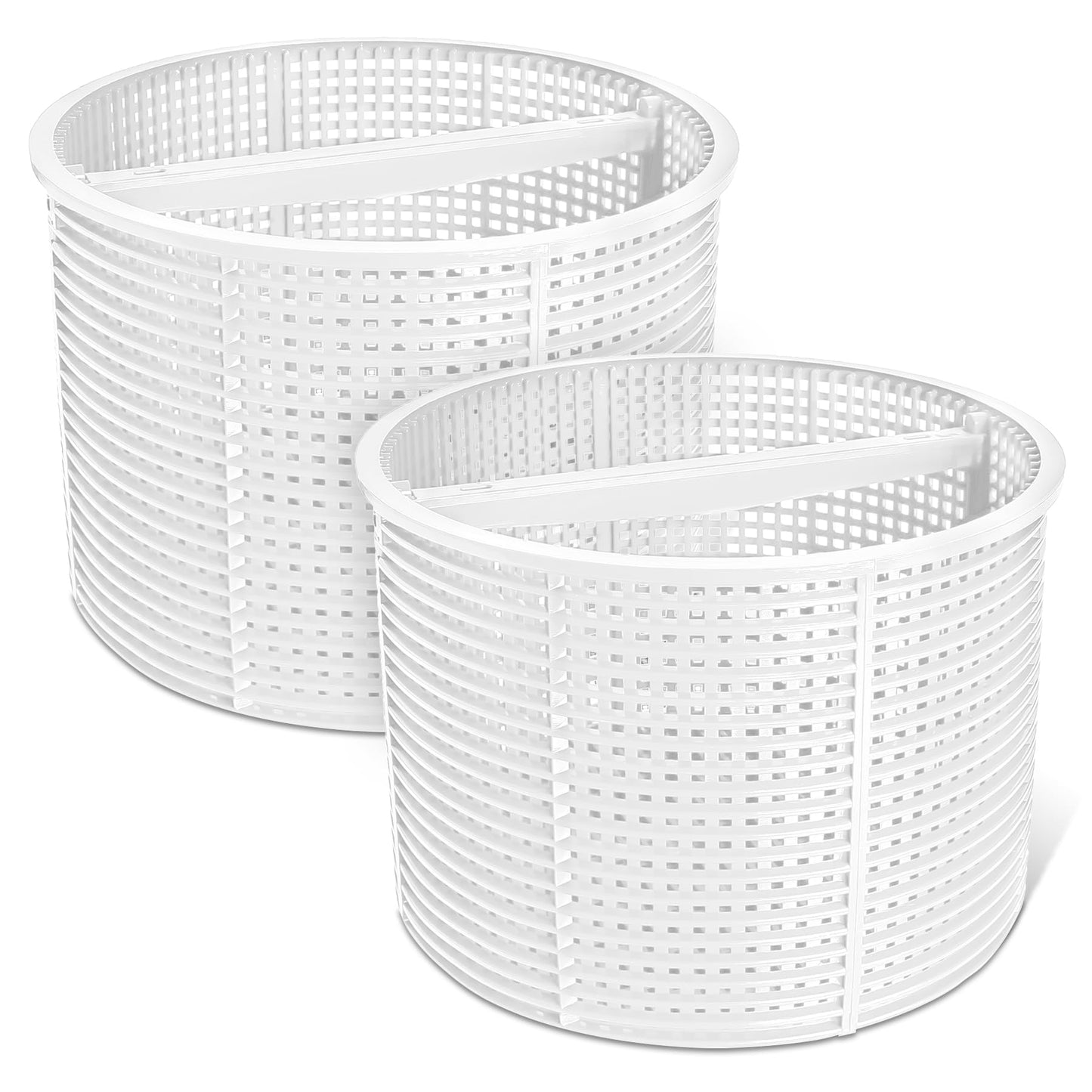 SPX1082CA Skimmer Basket Replacement for Hay-ward Swimming Pool Skimmer, Filter Basket Assembly with Handle Compatible with Aladdin B-152 Hay-ward SPX1082CA SP1082C Select Automatic Skimmers, 2 Pack