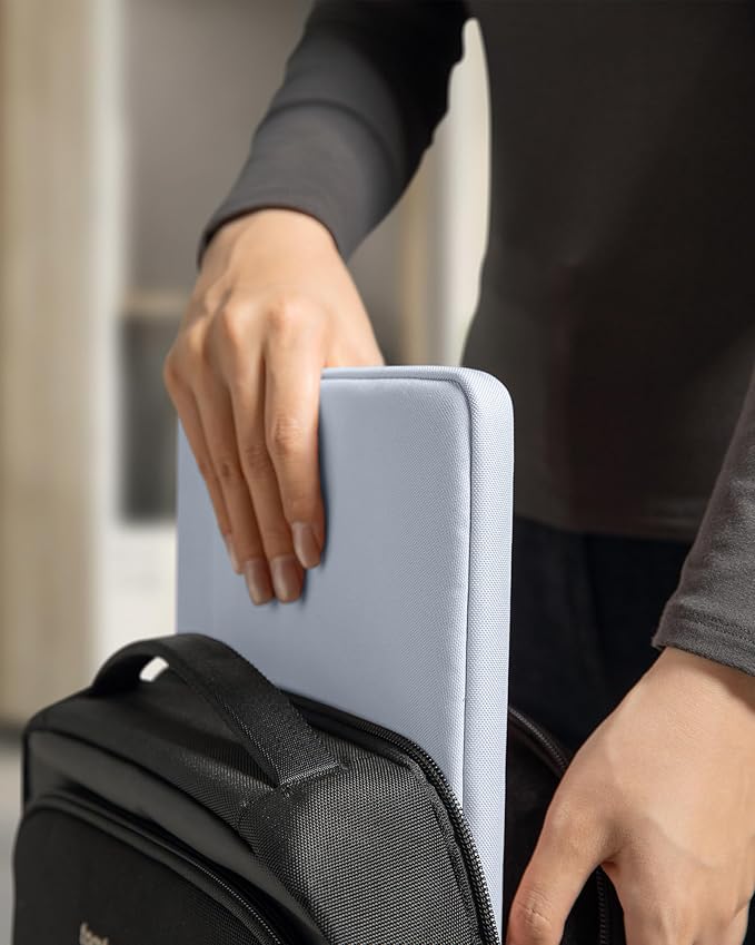 tomtoc Slim Laptop Sleeve for 14-inch MacBook Pro M5/M4/M3/M2/M1 Pro/Max 2026-2021, Water-Resistant Protective Case for 13.8 Inch Surface Laptop AI PC, Accessory Bag