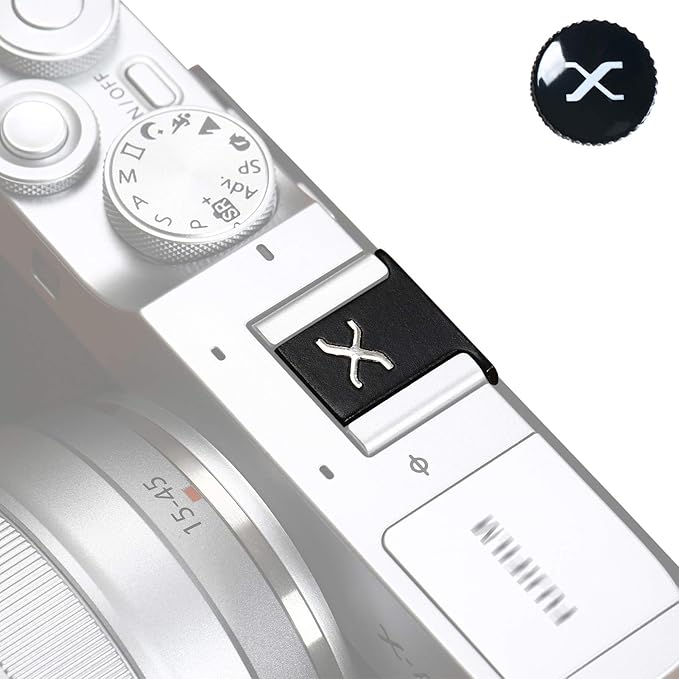 Camera Hot Shoe Cover Protector Cap Compatible with XPro3 XPro2 XT4 XT3 XT2 XT1 X-T30 X-T20 X-T10 XE3 XE2S X100V X100F X100T X100 Soft Release Button Kit(BSXB)
