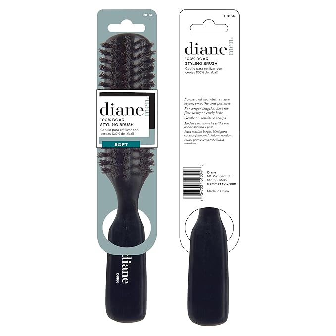 Diane 100% Soft Boar Bristle Styling Brush