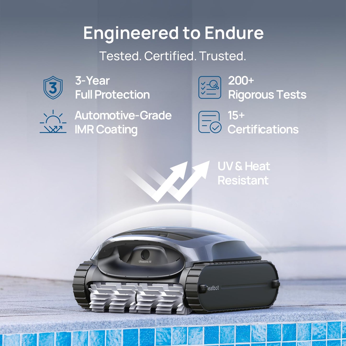 (2025 Upgrade) Beatbot AquaSense 2 Cordless Robotic Pool Vacuum Cleaner, Smart Surface Parking, Double-Pass Waterline Scrubbing, Cleans Floor, Walls and Waterline
