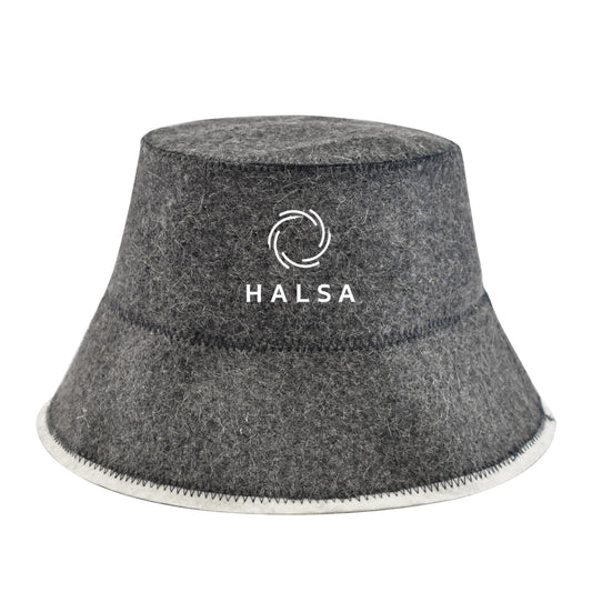 Halsa Sauna Hat – Natural Wool Sauna Cap for Men & Women, Heat Insulating Headwear for Sauna, Steam Room, Banya, Spa, Bathhouse, Protects Hair & Scalp, Breathable One Size