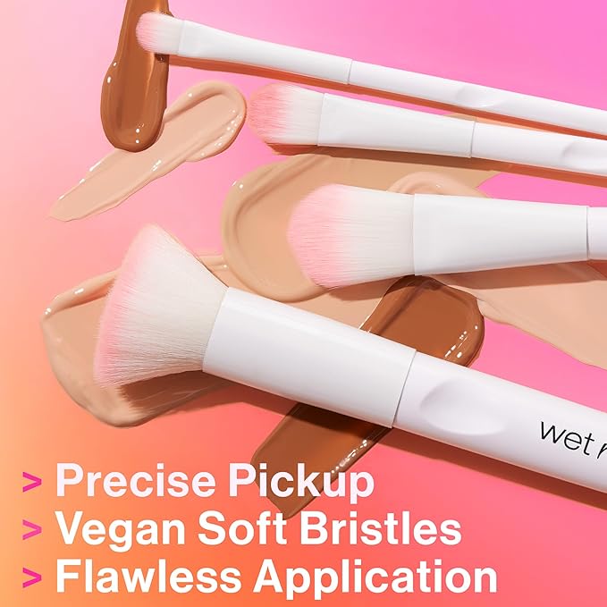 wet n wild Eyeshadow Brush, Precision Blending Application, Soft Synthetic Fibers, Ergonomic Handle for Comfortable Control