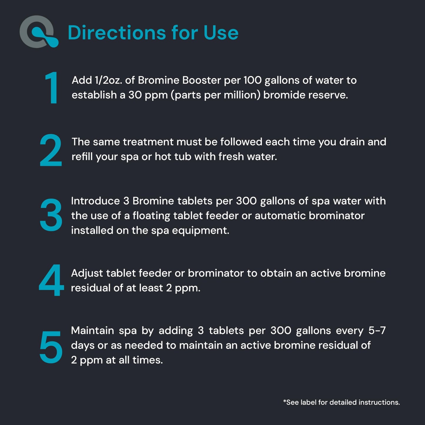 AquaDoc Bromine Booster for Hot Tub and Spa - 16 oz - Sodium Bromide to Establish Bromide Reserve - Compatible with Bromine Tablets - Made in USA
