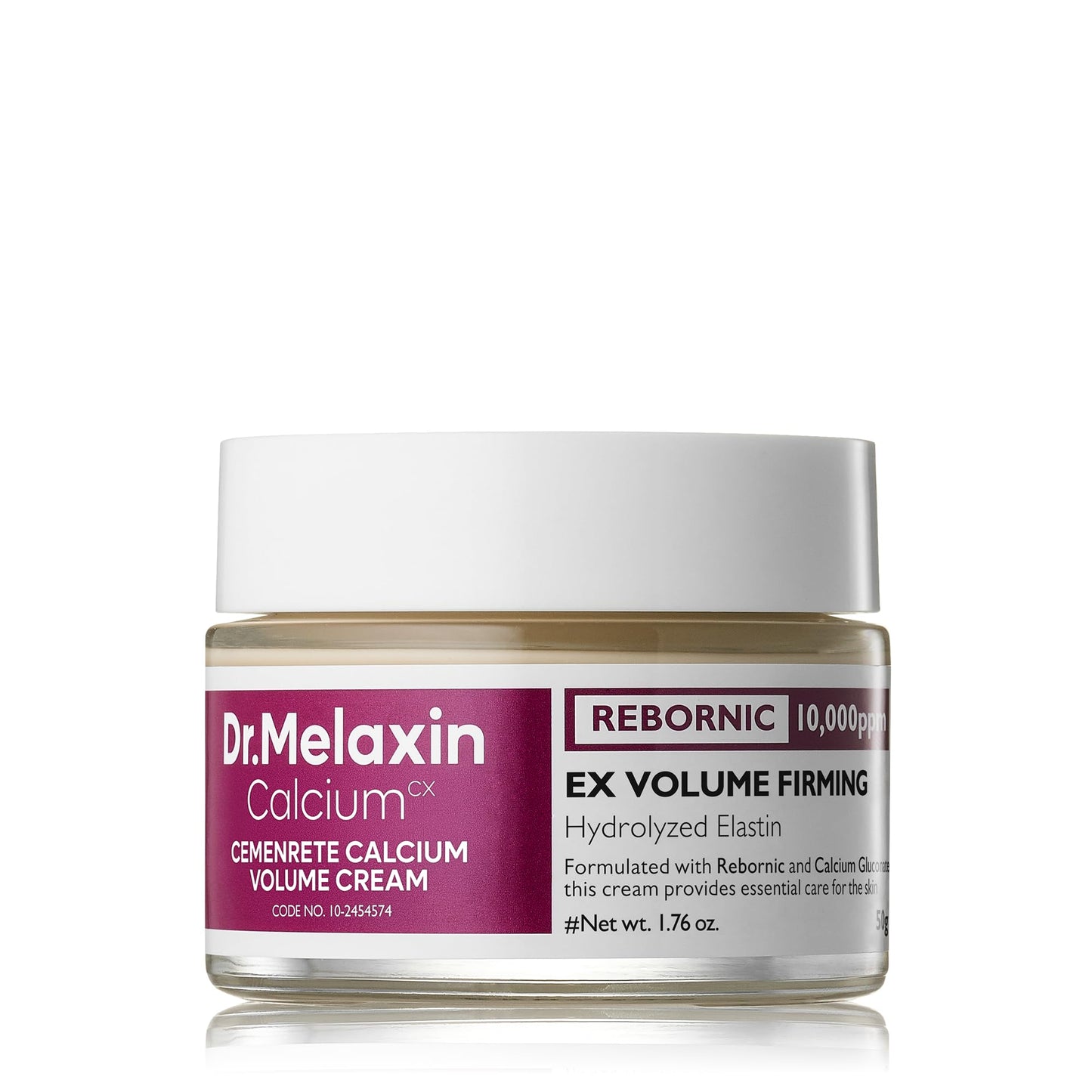 Dr.Melaxin Calcium Intense Firming Cream with Collagen & Elastin, Lifting & Volumizing Face Cream for Sagging Skin, Niacinamide for Plumping Care, 1.69 fl.oz