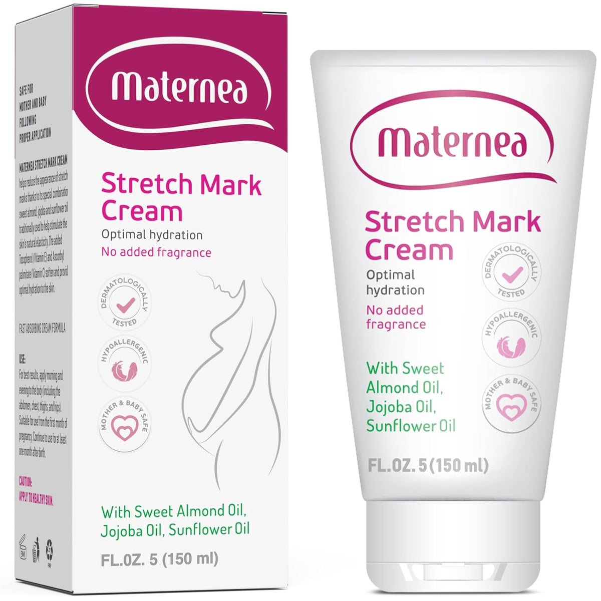 Stretch Mark Cream - Provides optimal skin hydration and improves its appearance 5 FL. OZ. (150 ml)