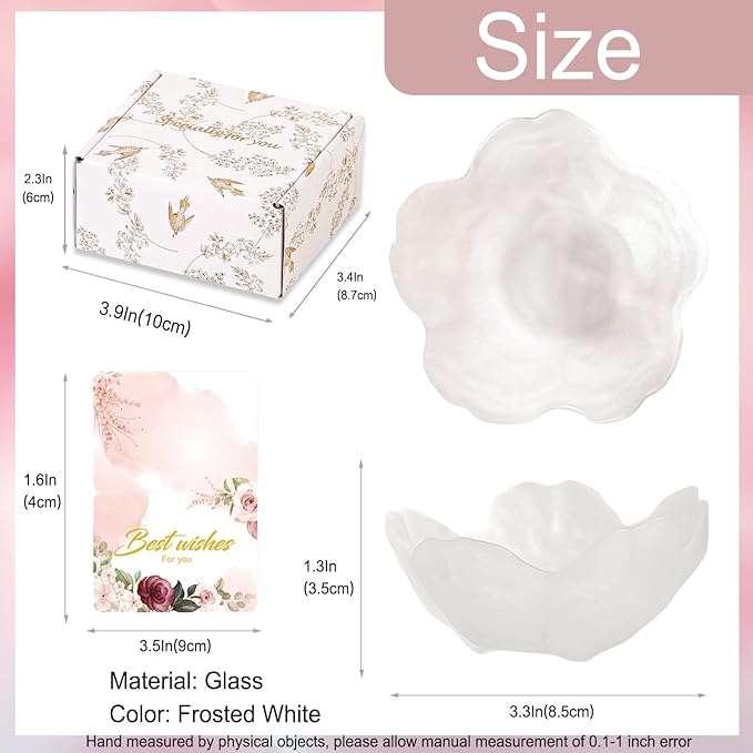 Gifts for Women Flower Jewelry Dish Ring Holder Jewellery Tray Vanity Organizer Room Decor Aesthetic Ring Holder Decorative Tray Trinket Dish Valentine's Engagement Birthday Gifts Stocking Stuffers