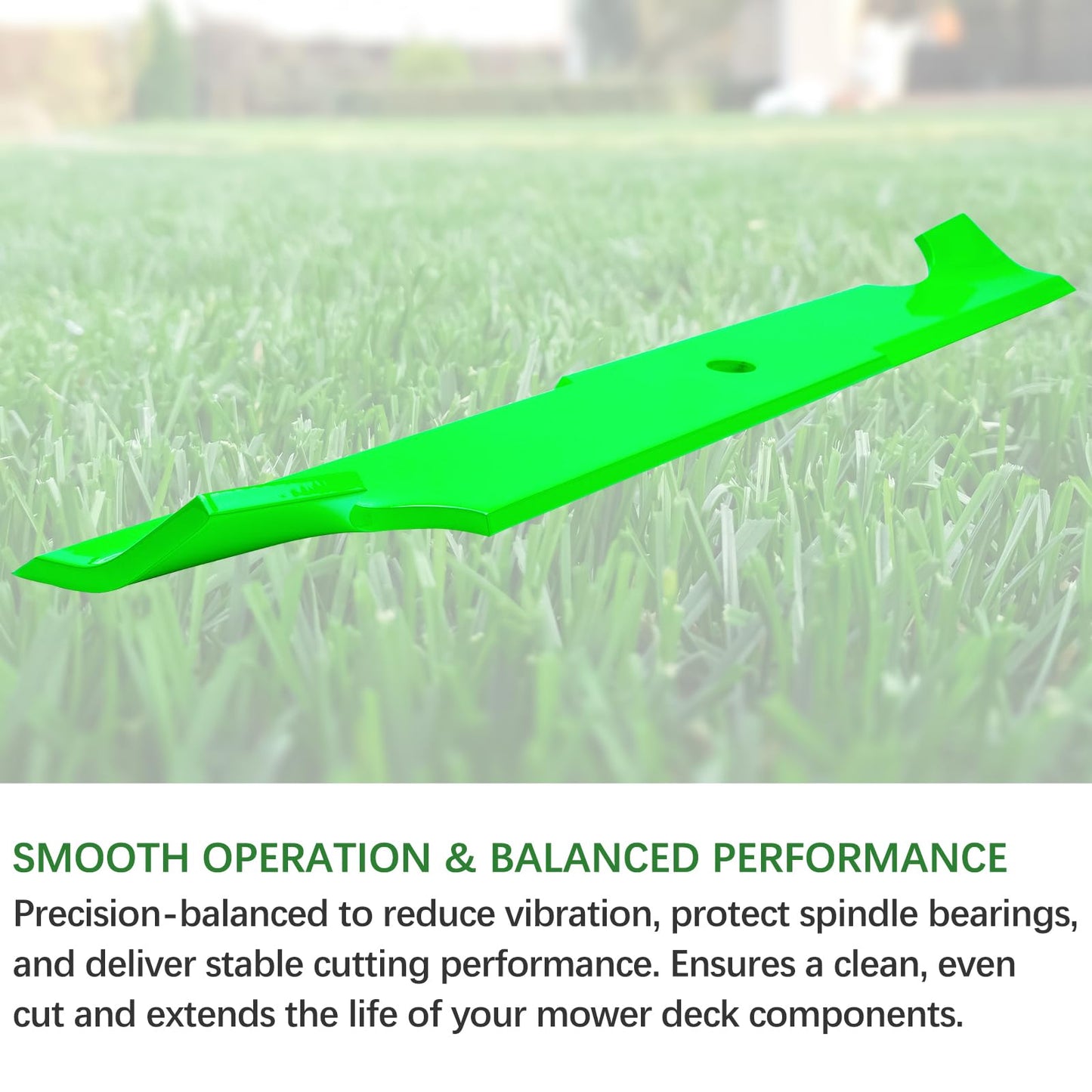 JYLEYJ 038-0001-00 High Lift Blades Fit for 54 inch Bad Boy Mower Deck Maverick ZT CZT Elite Outlaw Revolt Replaces 038-0001-00, 038-0000-00(3 Pack)