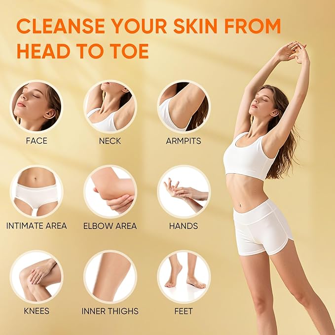 Turmeric Cleansing Pads 50 Pcs+Turmeric Soap Bar+Turmeric Face Wash with Brush, Tumeric Pads for Face and Body,Lemon Tumeric Soap for Wash, Daily Gentle Skin Cleanser Set for All Skins