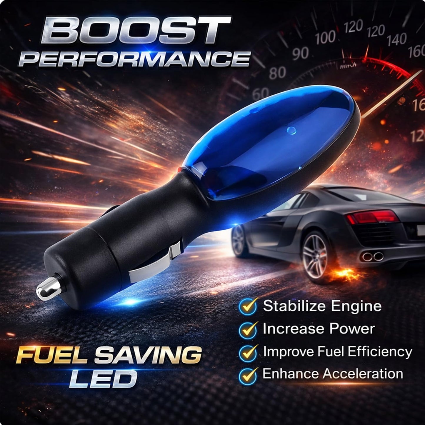Car Part Fuel Saver, 2026 New Gas Saver Device, Advanced Fuel Saving Device and Gas Economizer for Optimal Fuel Efficiency, Universal Fuel Gas Saver for All Cars (3PCS)