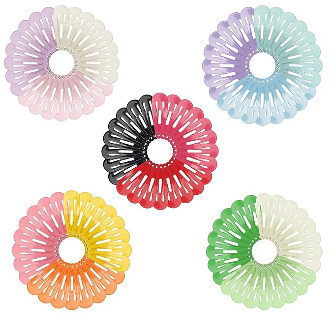 1Inch Snap Hair Clips, 120Pcs Small Clips for Little Girls, Baby Infant 3cm Candy Color Hair Clips Barrettes for Toddlers Hair Accessories