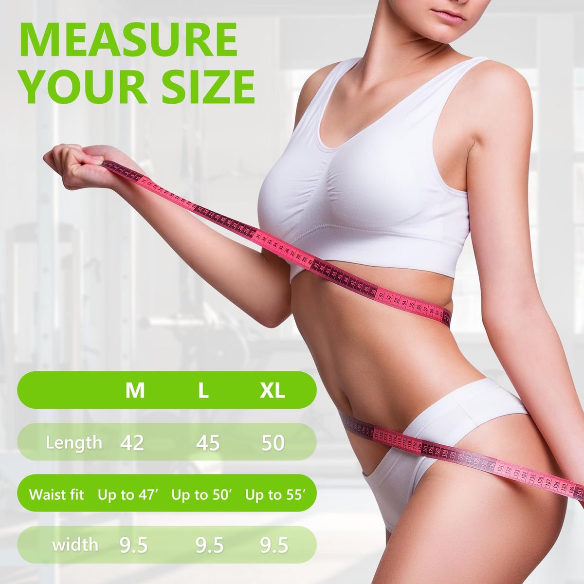 MORECOO Waist Trainer for Women/Men, Waist Sweat Band, Stomach Wrap, Belly Band Sweat Belt, Body Shaper Belt Green