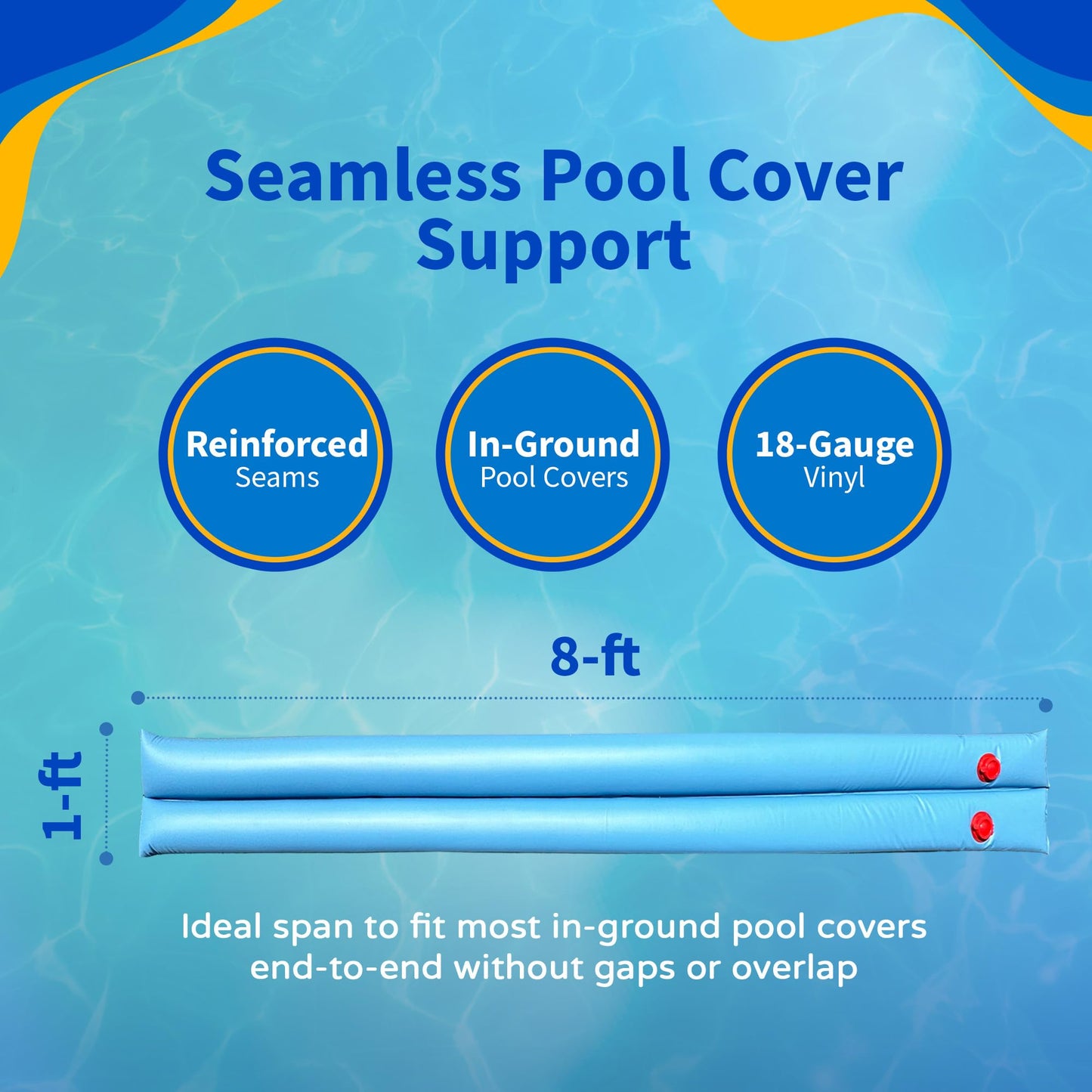 Blue Wave 8-ft Double Water Tube for Winter Pool Cover - 5 Pack