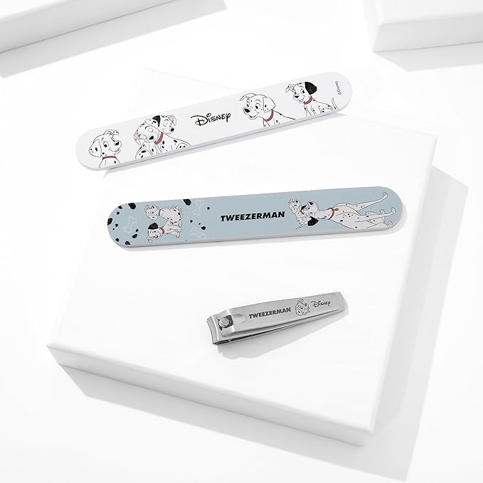 Tweezerman Disney's 101 Dalmatians Manicure Kit - Fingernail Clipper with Two Nail Files