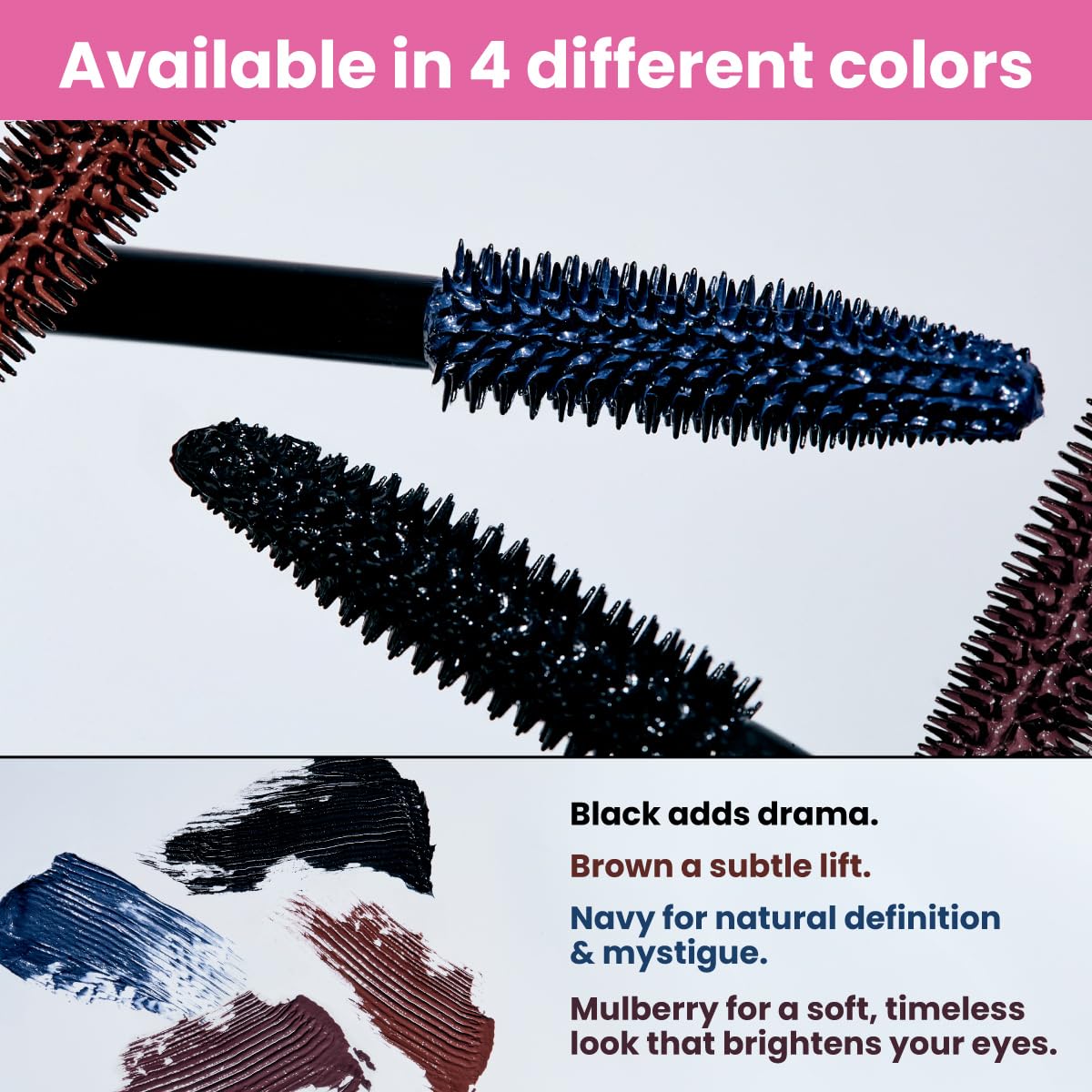Prime Prometics PrimeLash Mascara for Older Women – Volumizing, Incredible Length in 2 Coats – Long-Stay, Zero Clumps, Hypoallergenic (Black)