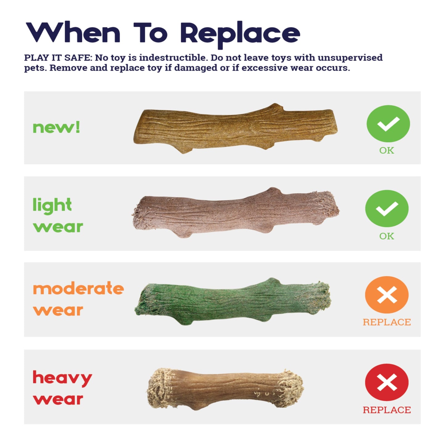 Petstages Liver Branch Stick Dog Chew Toy – Beef Liver Flavor, Stick Alternative, Durable Nylon Design, Large