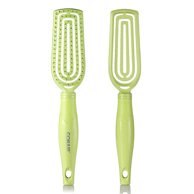 Conair Scalp Care Detangling hairbrush - Curly Hair Brush - Scalp Massager - hairbrushes for women & men - detangler for all lengths - can use wet or dry - Slim