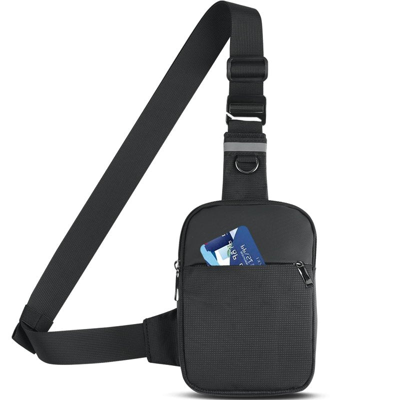 Small Sling Bag Mini Crossbody Bag with RFID Blocking Fashionable Fanny Pack for Women and Men Chest Bags for Travel