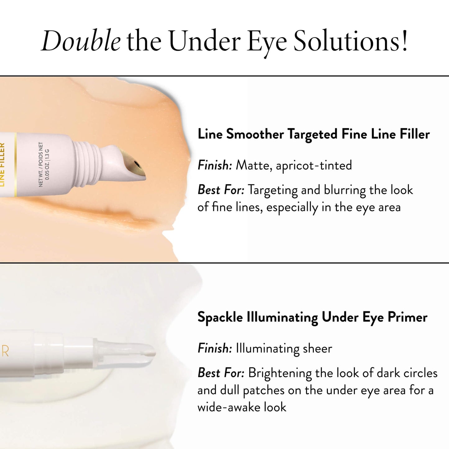 LAURA GELLER Line Smoother Targeted Fine Line Blurring Primer | Wrinkles & Pores, Subtly Tinted, with Vitamin C & Niacinamide for Mature Skin