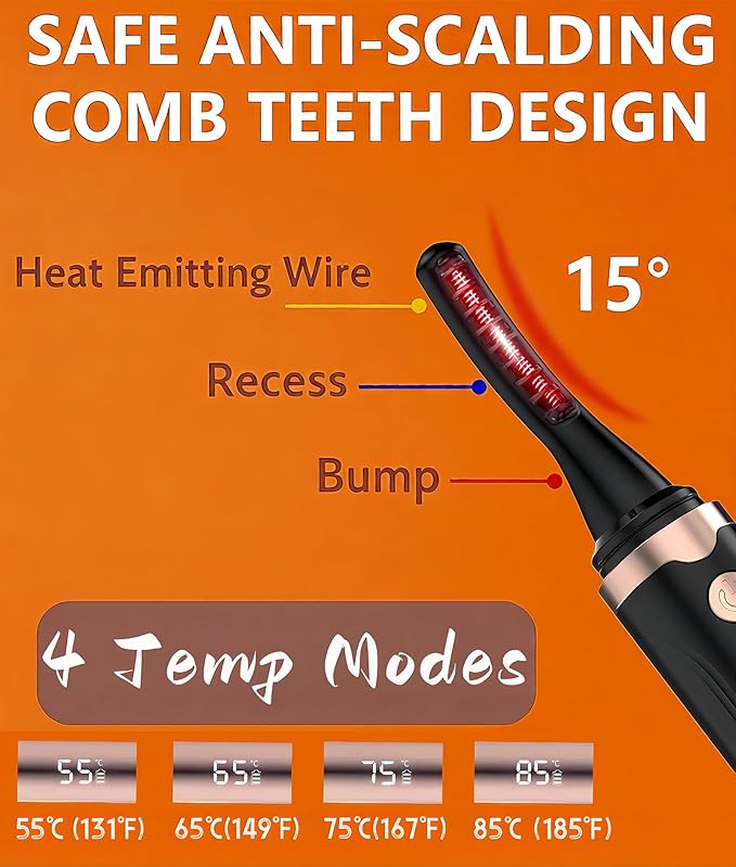 Heated Eyelash Curler – Fast 5s Heat-Up, USB Rechargeable Electric Eyelash Curler, LED Display, Anti-Burn, 24H Long-Lasting Curl, Perfect Gift for Women (Black A1)