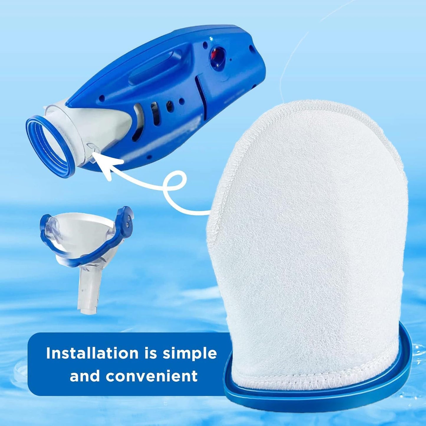 Fealixgener X-treme Multilayer Filter Bag Compatible with Pool Blaster Max Filter Bag,Catfish Ultra, iVac 250, iVAC C2, Pool Vacuums,Pool Blaster Filter Replacement,P30X022XF / PBW022XF(3 Pack)