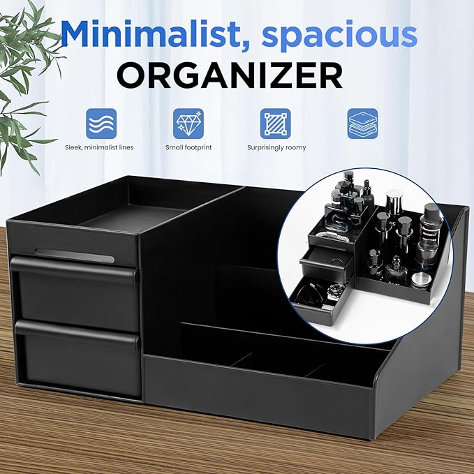 Mens Organizer,Perfume Organizer,Cologne Stand,Cologne Shelf,Perfume Stand,Bathroom Countertop Storage,Shelf for Bathroom Counter,Mens Dresser,Men Bedroom,Bathroom Organizers And Storage,Gifts For Men