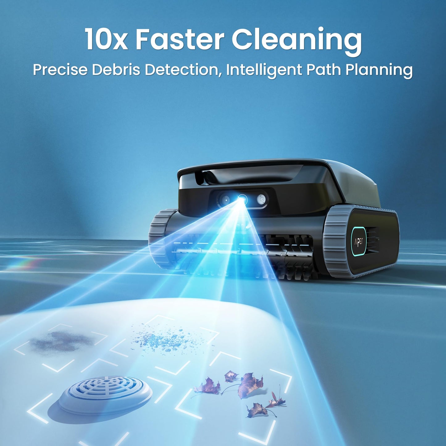 (2026 New) AIPER Experts Duo: Scuba V3 & Surfer S2, 360° Top-to-Bottom Cleaning, 7 Day Hands-Free Care, 10x Faster Pool Cleaning with AI Patrol, Smart Parking & Water Quality Maintenance