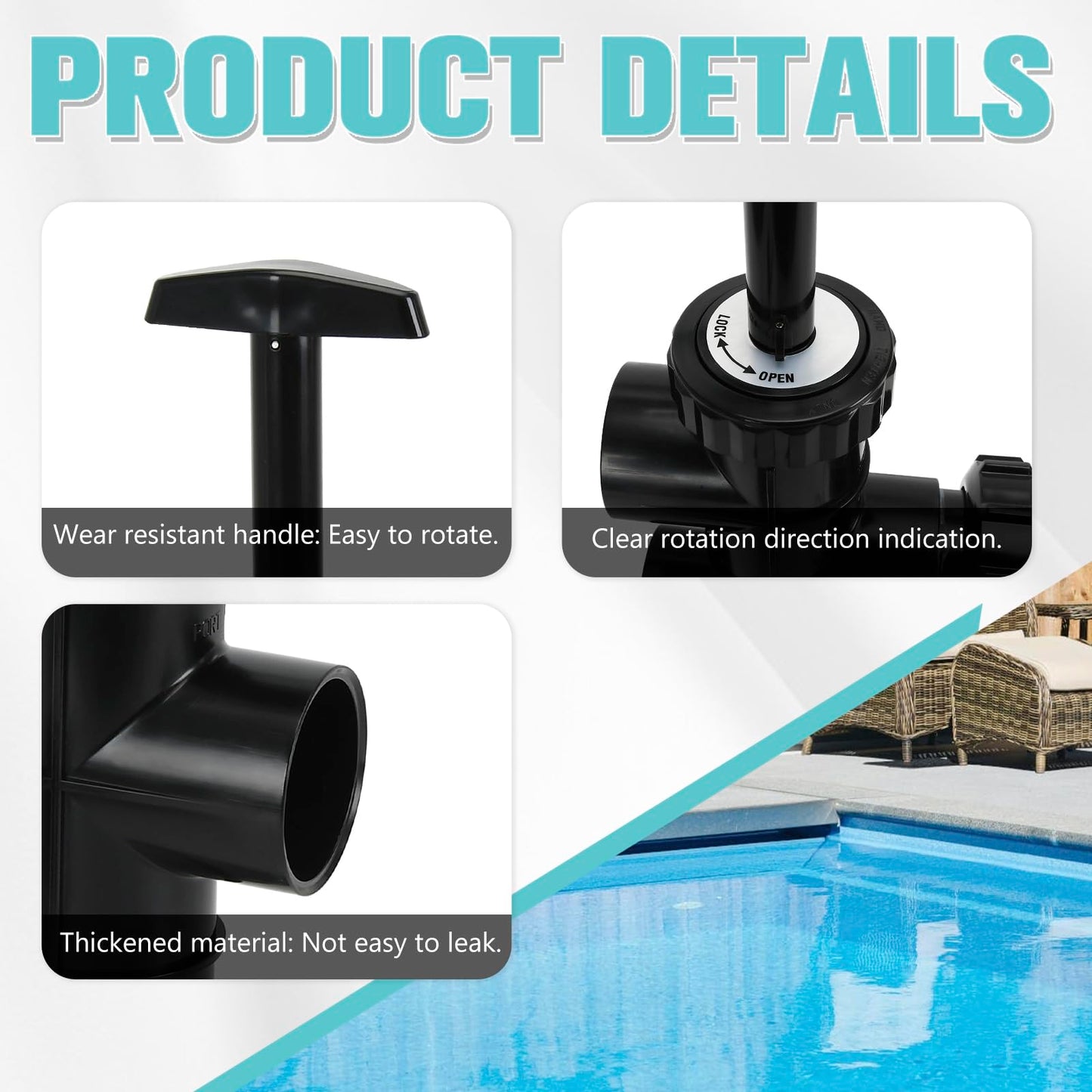 SP0410X502S 2-Inch Slide Valve Backwash Assembly Compatible with Hayward Pro-Grid and Micro-Clear D.E. Filters
