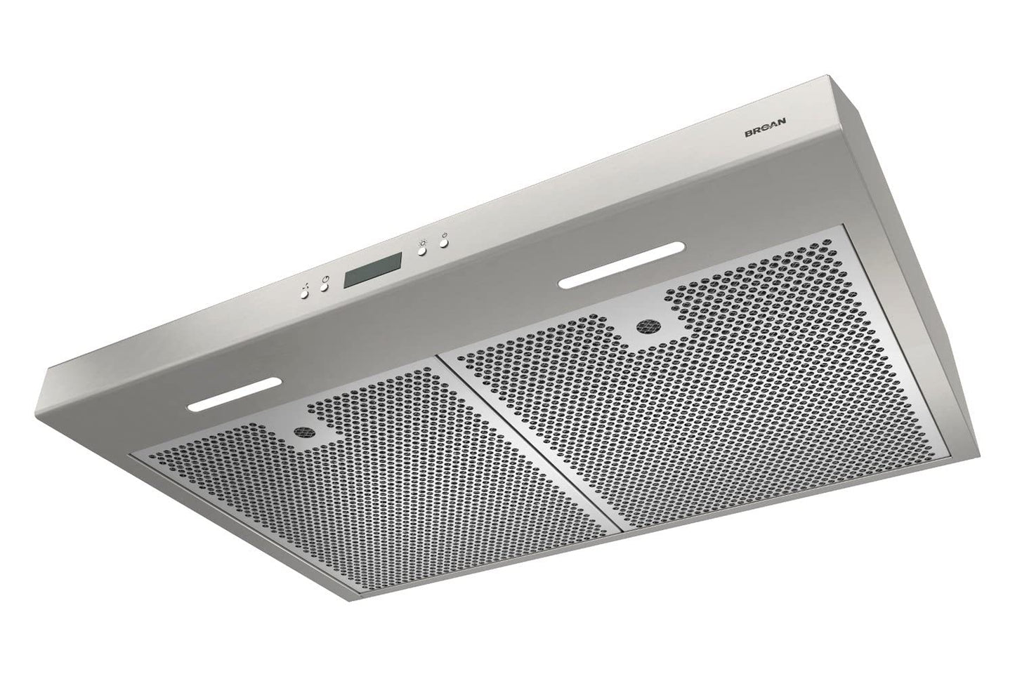 Broan-NuTone BCDJ136SS Glacier 36-inch Under-Cabinet 4-Way Convertible Range Hood with 3-Speed Exhaust Fan and Light, Stainless Steel