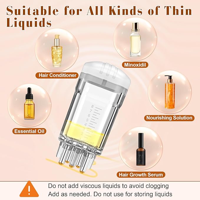 2 PCS Minoxidil Applicators with Cleaning Brush and Dropper, Anglecai Scalp Applicator Comb for Hair Oil Applicator Brush, Minoxidil Brushes for Scalp Applicator Comb for Hair Growth