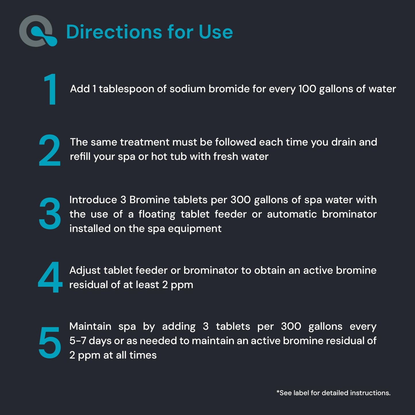 AquaDoc Bromine Tablets for Spa Hot Tub - 3.5lbs Sanitizing Bromine for Hot Tubs - 1 Inch Spa Tablets