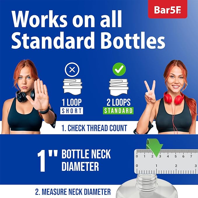 Liter 33.8 oz Shampoo Conditioner Pumps Fits Salon Brand Bottles, 2-Pack Pump Top Dispenser Compatible with 1-inch Neck Diameter Bottles (Black)