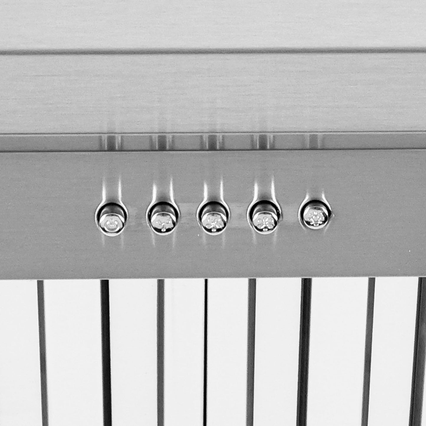 COSMO COS-QB48 48 in. Haven Collection 500 CFM Ducted Under Cabinet Range Hood, Button Control, LED Lights, Stainless Steel