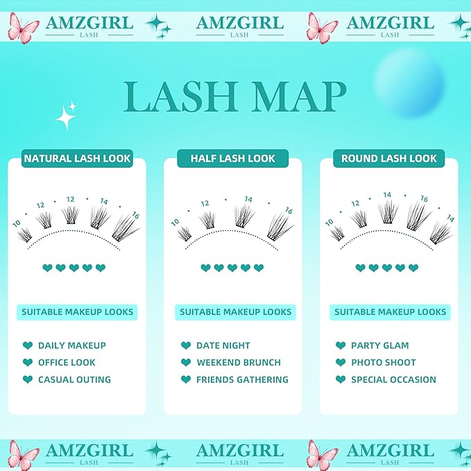 Manga Lash Clusters Fairy Eyelash Extension DIY 168pcs C Curl Anime Lashes Extensions Wispy Eyelashes Cluster with Thin Band Individual Lashes False Eyelashes At Home (Spiky, C-10-18mm)
