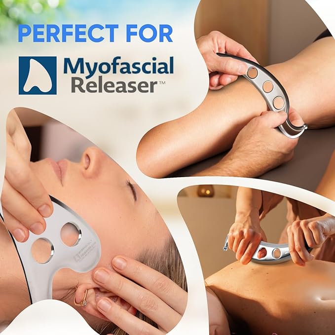 Myofascial Releaser Emollient Balm for IASTM & Gua Sha – Non-Greasy Massage Balm for Tool Glide and Bodywork – Natural, Hypoallergenic, Unscented Massage Balm Alternative to Oil (100g)