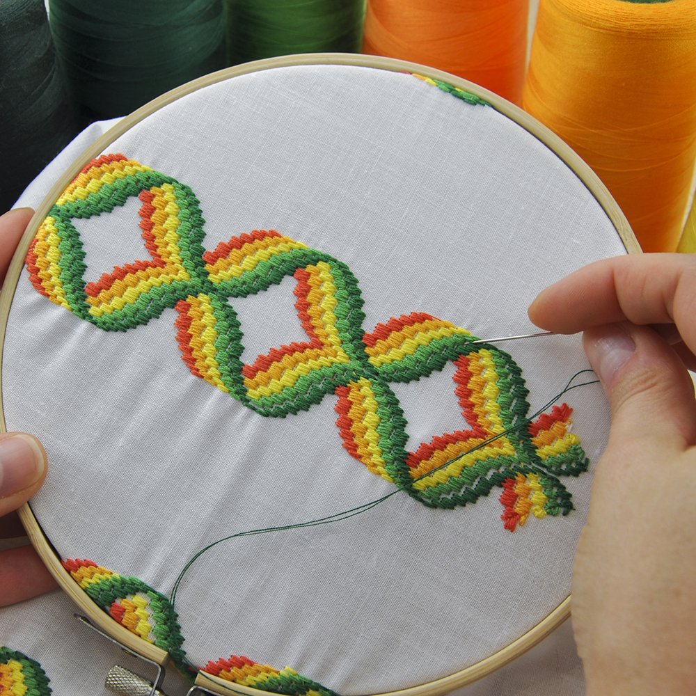 Caydo 12 Pieces 6 Inch Embroidery Hoops Set Bulk Circle Cross Stitch Hoop Round Ring