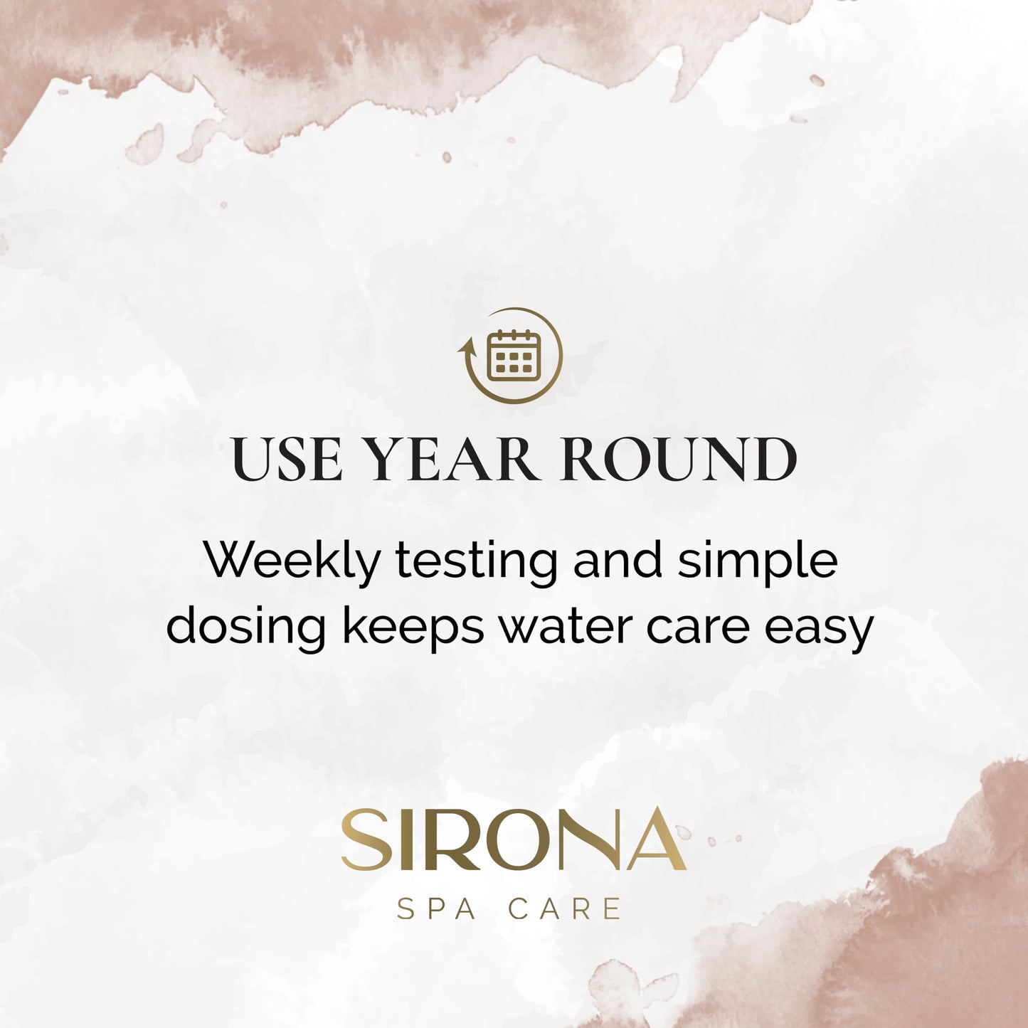 Sirona Spa Care Simply Sanitizer – Step 3 in The 3-Step Sirona Simply Chlorine-Free & Bromine-Free System for Spas & Hot Tubs, 16 fl oz (82317)