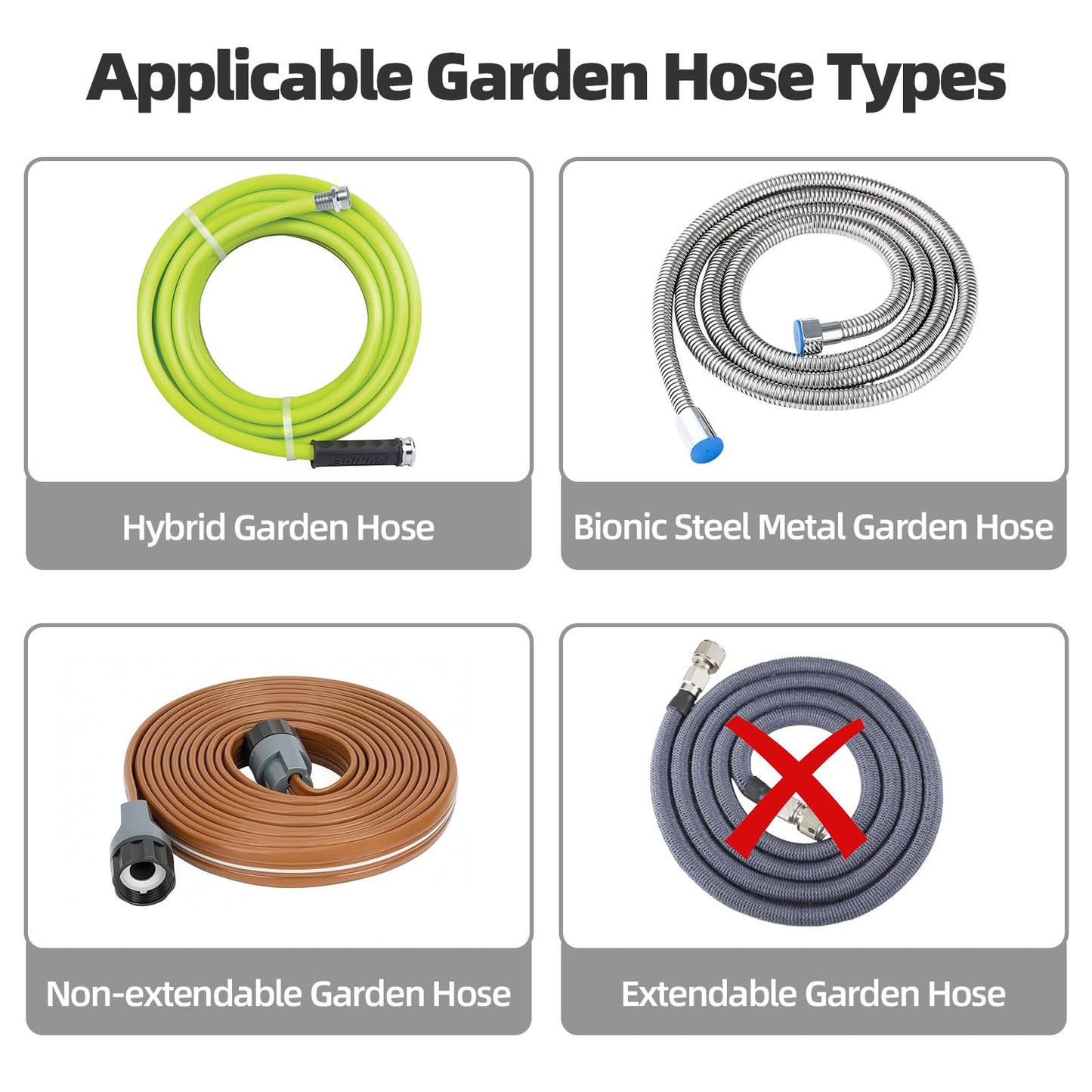 YESTAR Garden Water Hose Reel Cart,Holds 50-60 Ft of 5/8 Inch Hose, Portable Hose Pipe Holder for Outside