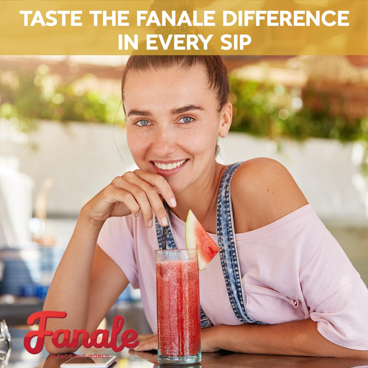 Fanale Premium Watermelon Bubble Tea Flavoring Powder | Perfect for Baking, Smoothies, Desserts and Drinks | Instant Flavoring Powder for Boba Milk Tea - 2.2 Pounds (Pack of 1)