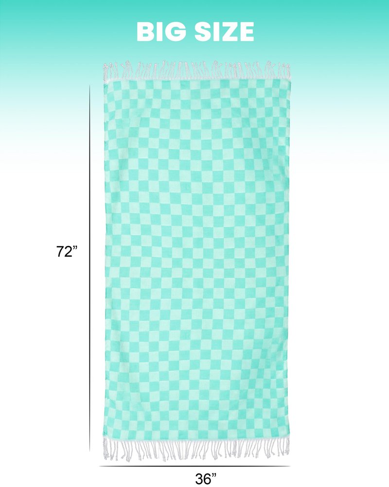 Antfuny Turkish Beach Towels Vacation Essentials for Women Birthday Coral Plaid, Teacher Appreciation Thank You Gifts, Mothers Days Mom Bride Girlfriend Friendship Sister 40th Retirement Gift
