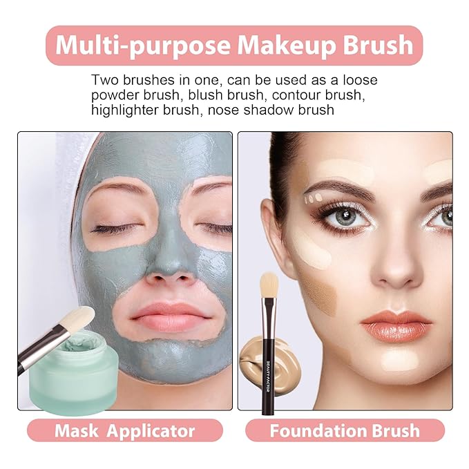 Facial Mask Application BrushÃ¯Â¼ÂSoft Bristle Face Mask Applicator | Skincare Enhancer | Cosmetic Tools with Fiber Brush Head for Mud, Clay Mask, DIY, Gels, Modeling Mask, Body Lotion, and BB Cream