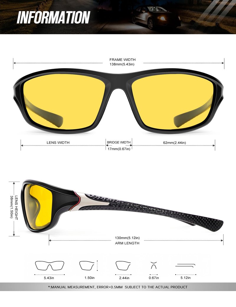 KALIYADI 3 Pack Polarized Sunglasses-Men Sports Sun-glasses: Mens Sunglasses UV Protection for Fishing Driving Cycling