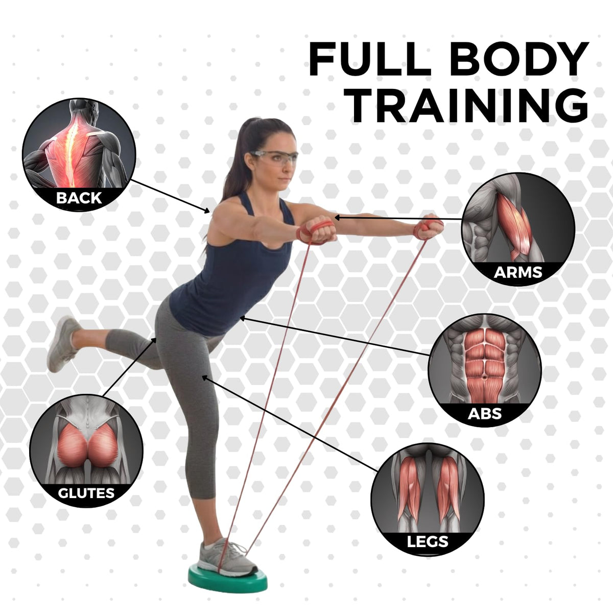 THERABAND Resistance Tubes, Begginer Set, Yellow, Red, and Green, 5 ft Latex Tubing, Home or Clinic Use, Cut-to-Fit, Color-Coded Resistance Bands for Upper & Lower Body Workouts