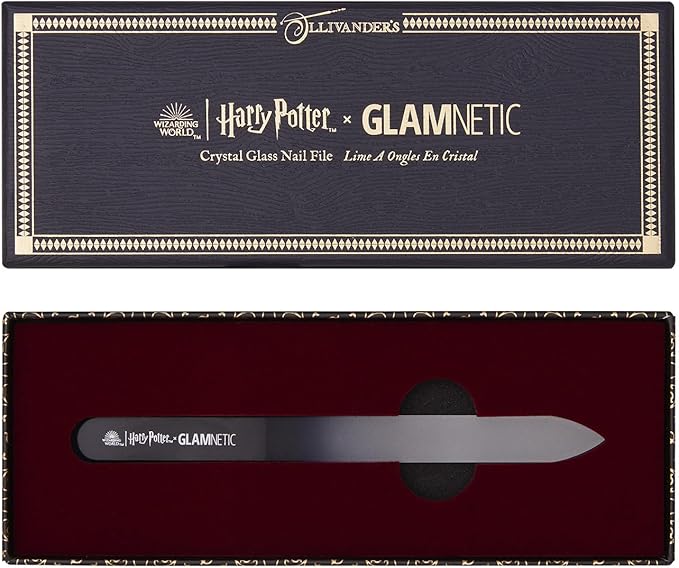 Harry Potter™ x Glamnetic Crystal Glass Nail File | All-in-One Nail File for Shaping, Smoothing & Polishing | Lightweight & Easy to Use