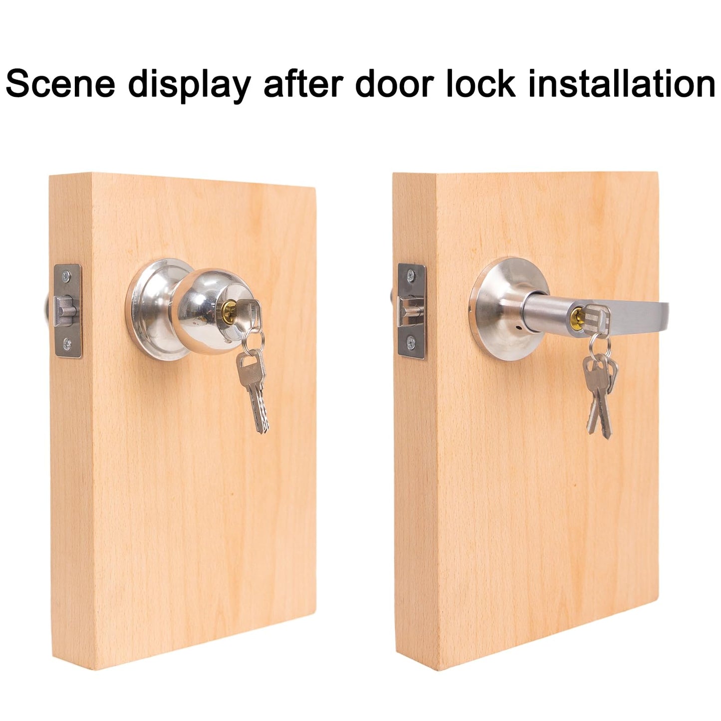 VIKITON Door Lock Installation Kit for Knob, Lever & Deadbolt