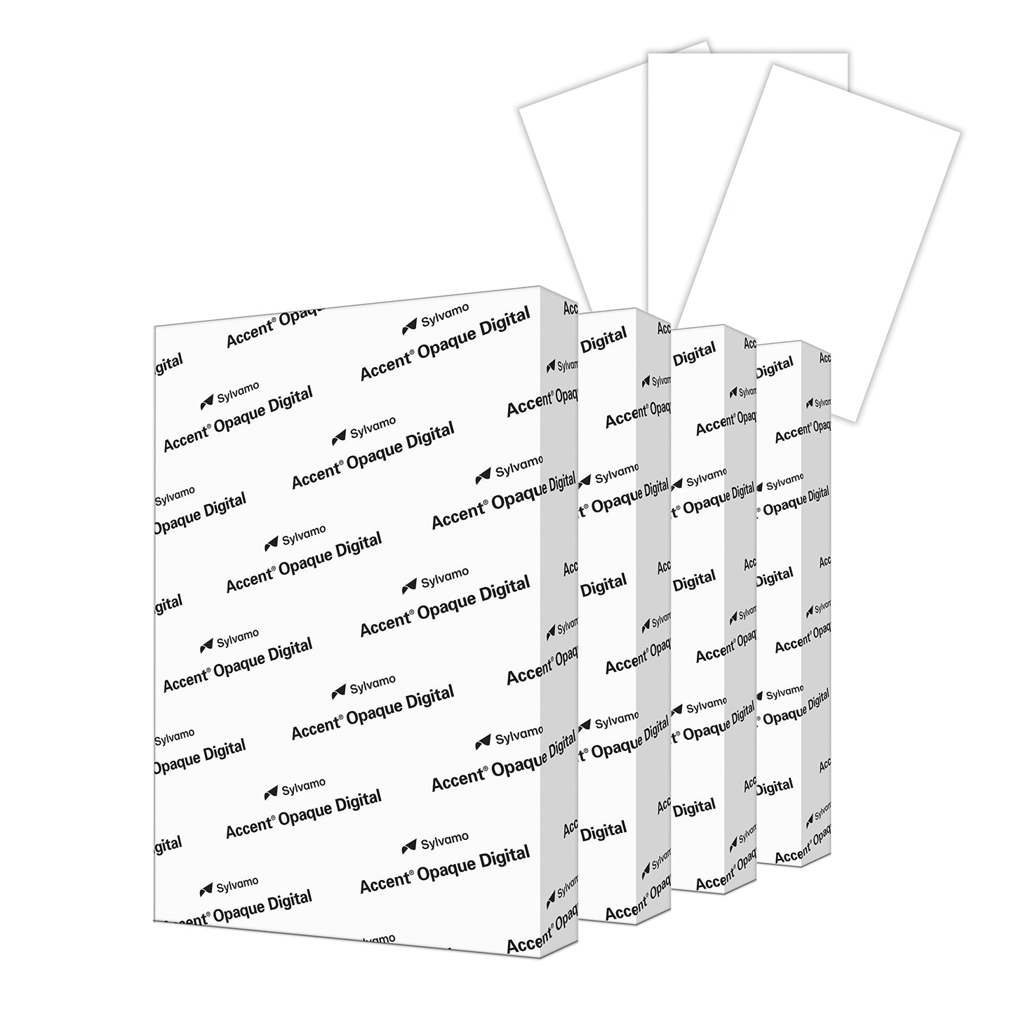 Accent Opaque 18” x 12” White Cardstock Paper, 100lb, 271gsm – 800 Sheets (4 Reams) – Premium Smooth Heavy Cardstock, Printer Paper for Invitations, Cards, Menus, Business Cards – 188096C